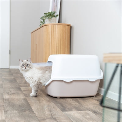 Trixie Kattenbak Vico Blush / Wit