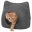 Trixie Relax Iglo Kat Vilt Grijs