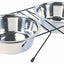 Trixie Voer / Waterbak-Set Rvs / Metaal
