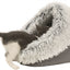 Trixie Kattenmand Iglo Harvey Grijs / Wit-Zwart