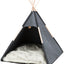 Trixie Schuilplaats Tipi Vilt Antraciet