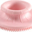 Zolux Anah Borstel Rond Rubber Roze