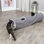 Trixie Katten Speeltunnel Harvey Velours / Pluche Grijs