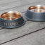 Trixie Be Nordic Voer / Waterbak Rvs / Rubber Zwart / Brons