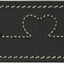 Trixie Rustic Vetleer Halsband Hond Heartbeat Zwart