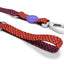 Morso Hondenriem Verstelbaar Gerecycled Urban Lizard Rood