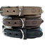Sazzz Zzzsazzz Halsband Hond Boho Treasure Stone Vintage Leer Bruin