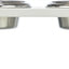 Trixie Be Nordic Set Voerbak / Waterbak Hout / Rvs Wit