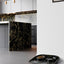 Savic Butler Voerbak En Drinkbak Met Plateau Marble Zwart / Goud