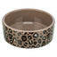 Trixie Voerbak / Drinkbak Leo Kat Keramiek Panterprint Assorti