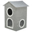 Trixie Kattenmand / Kattenhuis Nora Soft 2 Verdriepingen Lichtgrijs