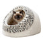 Trixie Kattenmand Iglo Leo  Soft Pluche Creme / Panterprint