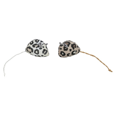 Trixie Pluche Muis Panterprint Met Kattenkruid / Catnip Assorti