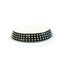 Happy Pet Tabby Patch Voerbak Kat Ruit Keramisch Zwart / Wit