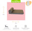 Happy Pet Tabby Patch Krabmat Chaise Lounge Karton