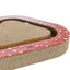 Trixie Krabplank Hartjes Met Ballen Driehoekig Karton Rood
