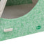 Trixie Kattenmand Speelbox Lucy Driehoekig Vilt Zand / Groen