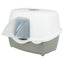 Trixie Kattenbak Davio Top Outdoor Met Kap Grijs / Wit