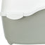 Trixie Kattenbak Davio Top Outdoor Met Kap Grijs / Wit