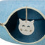 Trixie Speeldonut Vilt Blauw