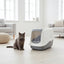 Savic Kattenbak Nestor Grijs / Wit